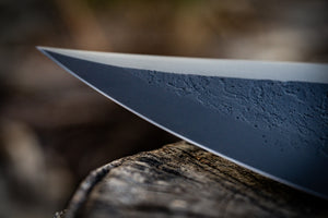 Founder Series 001: Brute De Forge Chopper- Vintage Micarta Liners|Scalloped Micarta Scales| Bronze Pins