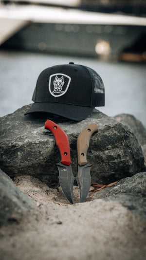 Dire Pacific Black Trucker Hat