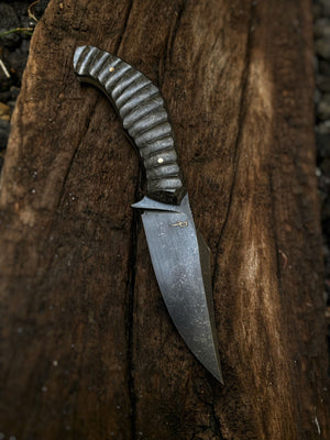 Reaver Custom | Scalloped Marble Carbon Fiber | Hand Rub Satin Finish Spine