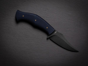 Reaper Custom | Exposed Grain Blue Richlite | Serialized | Bronze Pins