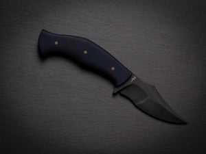 War Pig Mini Custom | Exposed Grain Blue Richlite | Serialized | Bronze Pins