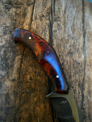 War Pig Custom - Desert Ironwood Burl | Hand Rub Satin Finish Spine