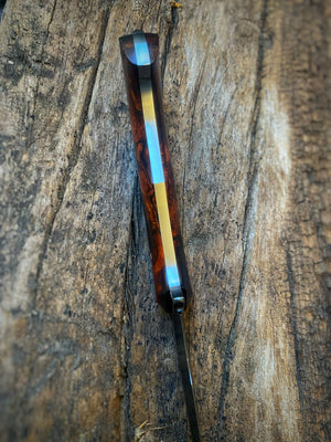 War Pig Custom - Desert Ironwood Burl | Hand Rub Satin Finish Spine