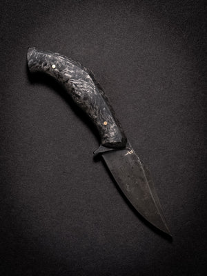 Reaver Custom | Marble Carbon Fiber | Seafoam Spine | Bronze Pins