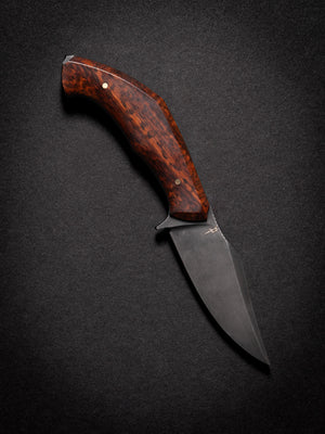 Reaver Custom | Snakewood | Turquoise G10 Liners | Seafoam Spine | Bronze Pins