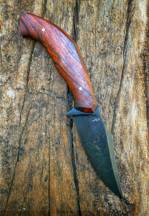 Reaver Custom | Exposed Grain Ironwood | Bronze Pins | Acid Stonewash Spine