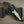 War Pig Custom | Riptide Grind | In-House forged San Mai | Scalloped Forrest Green Glass Composite | Natural Linen Micarta | Copper Pins