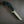 Tanto Custom | In-House forged San Mai | Scalloped Forrest Green Glass Composite | Natural Linen Micarta | Copper Pins