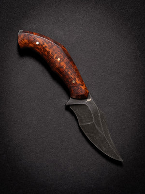 War Pig Custom | Snakewood | Red G10 Liners | Seafoam Spine | Bronze Pins