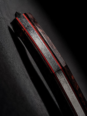 War Pig Custom | Snakewood | Red G10 Liners | Seafoam Spine | Bronze Pins